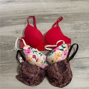 Pink Push Up Bras
